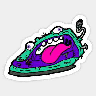 Iron Plancha Monster Sticker